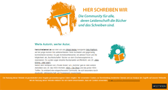 Desktop Screenshot of hierschreibenwir.de